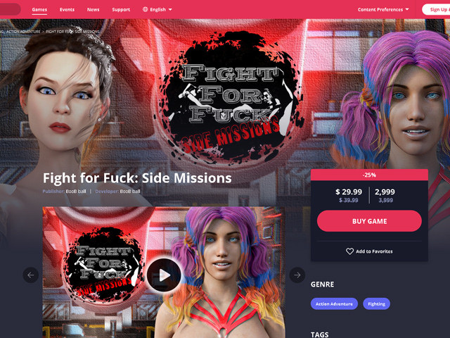 Fight for Fuck: Side Missions